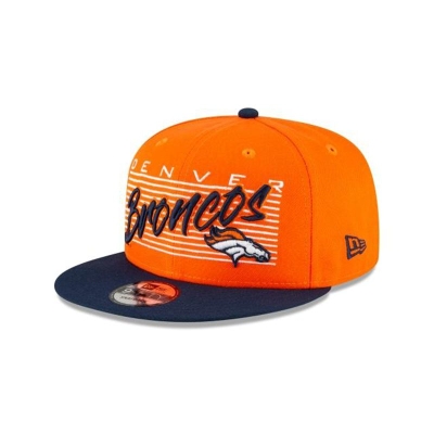 Orange Denver Broncos Hat - New Era NFL Retro 9FIFTY Snapback Caps USA6301759